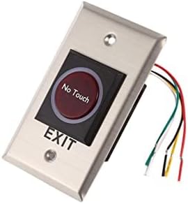 4 Door Access Control System 600lbs Magnetic Lock Access Control Panel 110V Power Supply Box RFID Reader NoTouch Exit Button Enroll USB Reader Card Key Fob Phone APP Remotely Open Lock