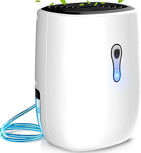 Dehumidifiers for Home 27oz(800ml), Small Auto Shut off with Drain Hose