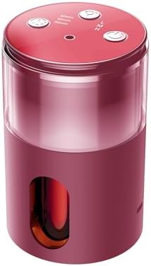 Waterless Essential Oil Diffuser: 𝟗-𝐂𝐨𝐥𝐨𝐫 𝐋𝐄𝐃 Bright Red