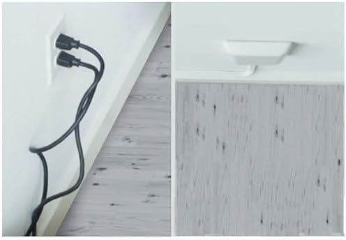 Sleek Socket Original & Patented Flat Ultra-Thin Outlet Concealer with Extension Cord Kit, Multi Outlets Power Strip, Ideal for Home Improvement, Hide Bulky and Messy Cords, 3ft (Pack of 2)