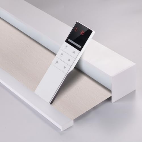 ZSHINE Motorized Blackout Roller Shades Remote Control Rechargeable(82067A)
