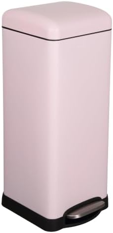 happimess Betty 8 Gal Step Trash Can Soft-Close Lid, Blush Pink