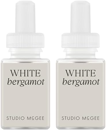 Pura x Studio McGee Home Diffuser Refill, 2 Pack, White Bergamot