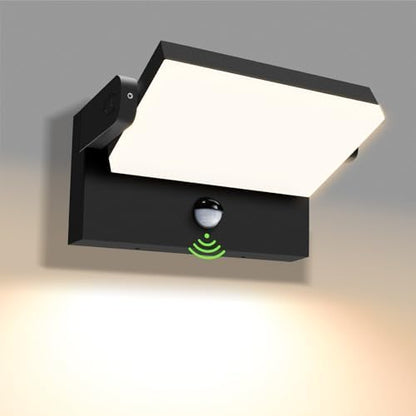ALUSSO 20W/40W/55W LED Outdoor Motion Sensor Flood Lights, 3CCT Wall Light