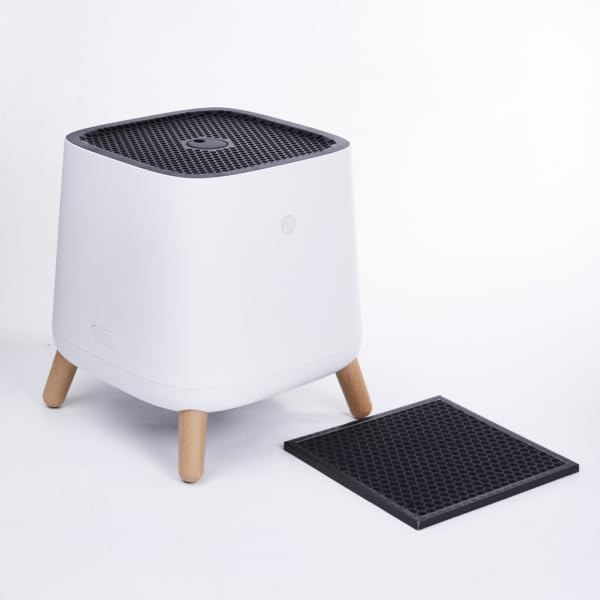 Smart Air (aka Smart Health) Sqair Genuine Replacement Carbon Filter (1 Pack) |Verified VOC & Odor Reduction| Activated Carbon Pellets for Smoke, Chemical Fumes & Pet Odors