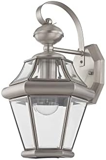 Livex Lighting 2161-07 Outdoor Wall Lantern, Bronze