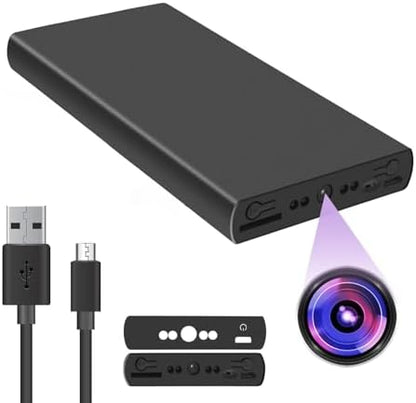 Security Camera, Hidden Spy Camera, 1080P Nanny Cam, No WiFi