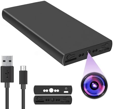 Security Camera, Hidden Spy Camera, 1080P Nanny Cam, No WiFi