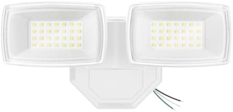 Onforu 3200LM Flood Lights Outdoor, 32W 6500K LED Security Light Switch Controlled, IP66 Waterproof Outdoor Lights, Wall Mount Exterior Flood Light with 2 Adjustable Heads Floodlights Outside