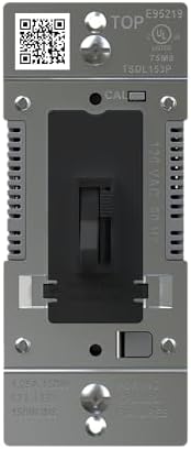Legrand 150W Toggle LED Dimmer Light Switch Flicker-Free Brown 1-Pack