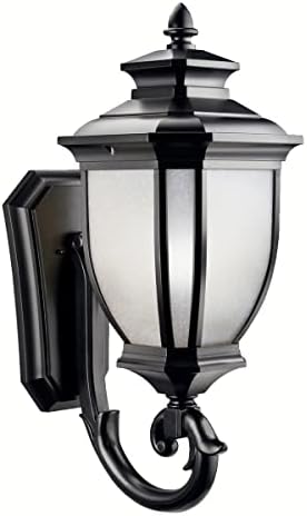 Kichler Salisbury Outdoor Wall Light, Black