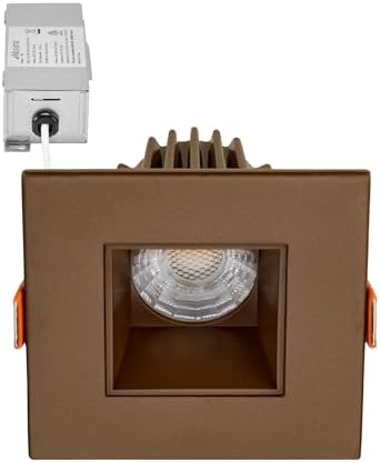 Maxxima 2" Recessed Anti-Glare LED Downlight, Bronze, 550 Lumens, 5 CCT