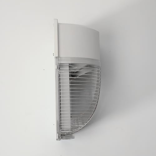 CINOTON 26W LED Wall Pack Light with Dusk to Dawn Sensor 5000k White 2 Pack