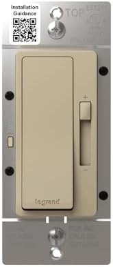 Legrand Radiant 150W LED Dimmer Light Switch 3-Way Rocker Ivory 1 Pack