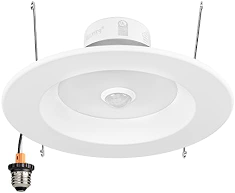 Maxxima 5" & 6" Retrofit LED PIR Motion Sensor Downlight 1300 Lumens, 5 CCT