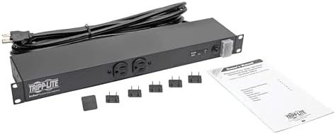 Tripp Lite 12-Outlet Rackmount PDU Isobar Surge Protector Power Strip, 15A, 3840 Joules, 15ft Cord with 5-15P Plug, 1U Rack-Mount, Lifetime Manufacturer's Warranty & $25,000 Insurance (ISOBAR12ULTRA)