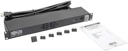 Tripp Lite 12-Outlet Rackmount PDU Isobar Surge Protector Power Strip, 15A, 3840 Joules, 15ft Cord with 5-15P Plug, 1U Rack-Mount, Lifetime Manufacturer's Warranty & $25,000 Insurance (ISOBAR12ULTRA)