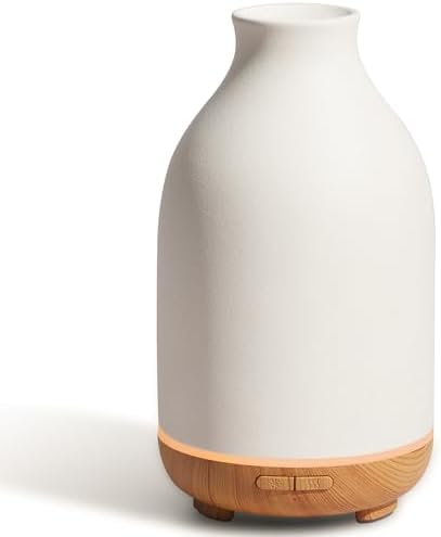 InnoGear 150ml Ceramic Essential Oil Diffuser, Diffusers for Home, Yellow