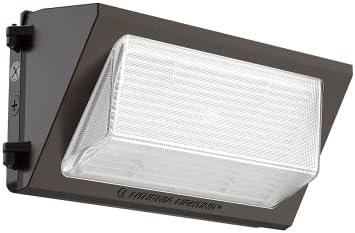 Lithonia Lighting 17" LED Wall Pack Outdoor Light, Dusk to Dawn Photocell