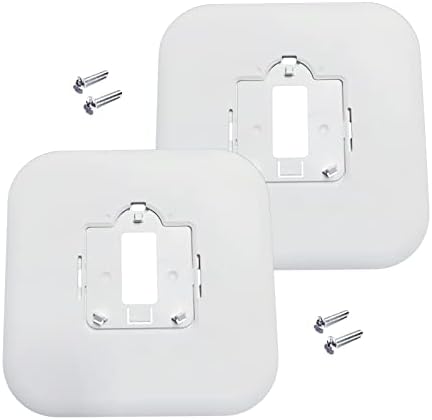 THP2400A1080 Large Cover Plate & Electrical Box Adaptor for T-Series Thermostats, White (2)