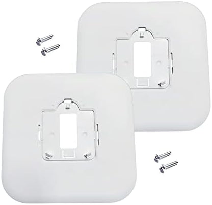 THP2400A1080 Large Cover Plate & Electrical Box Adaptor for T-Series Thermostats, White (2)