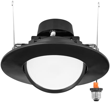 Maxxima 5" & 6" Rotatable LED Retrofit Downlight Gimbal, 1000 Lumens, 5 CCT