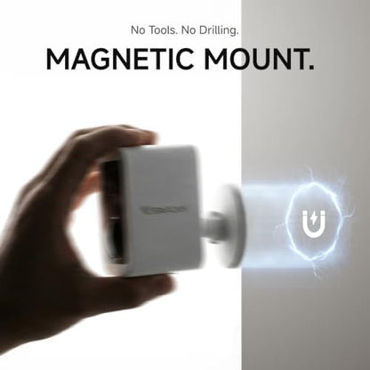 VSTARCAM 2K Security Cameras Wireless Outdoor, No-Drill Magnetic & Adhesive Mount, Free Cloud & SD Storage, WiFi 6 2.4/5G Dual Band, Motion Alerts, 6-Month Battery, Color Night Vision, IP66,2-Way Talk