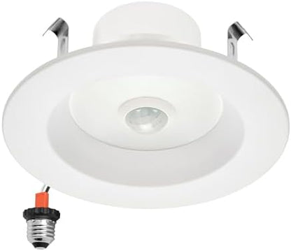 Maxxima 4 in. Retrofit LED PIR Motion Sensor Downlight, 1000 Lumens, 5 CCT