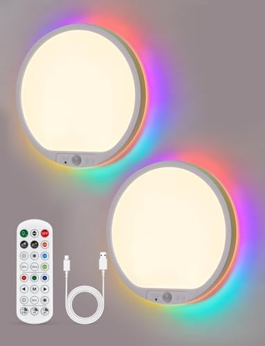 Combuh Wireless Shower Light Waterproof Battery Ceiling Lamp with Remote