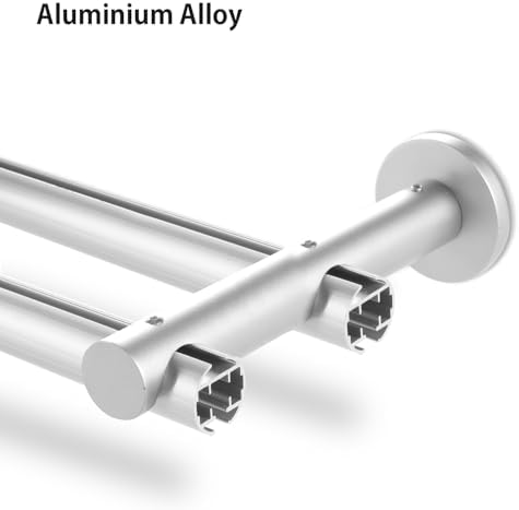 ZSHINE Motorized Curtain Dual Track System (White)