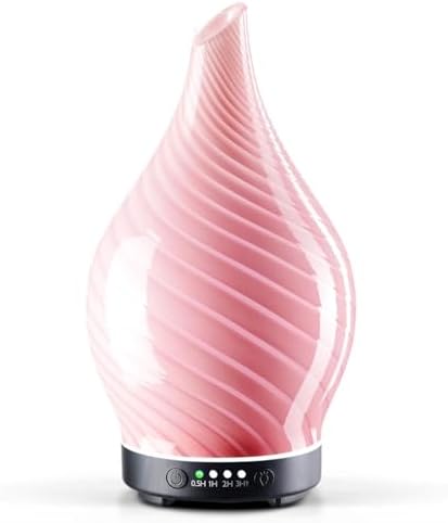 Porseme Essential Oil Diffuser 150ml Handmade Glass Diffuser 6H Runtime