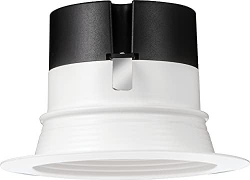 Juno 4BEMW SWW5 90CRI CP6 M2 E-Series LED Recessed Downlighting, Baffle Trim, 4-Inch, White (Pack of 12)