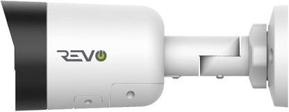 REVO America Ultra True 4K HD Smart Active Deterrence Bullet Security Camera