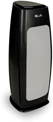LivePure LP270TH Sierra Series Tall Tower Air Purifier, Air Purifiers for Home, Odors, Allergens, Smoke, Dust, VOC's. Air Purifiers for Bedroom and Small Room. Black