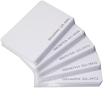 YARONGTECH RFID Card Proximity access control 125khz Blank 0.9mm Thin EM4100 Chip (pack of 100)