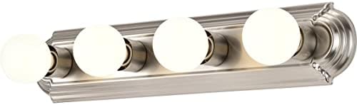 Nuvo 60/301, 4-Light Vanity Light, Brushed Nickel, 24-Inch, Bathroom Light