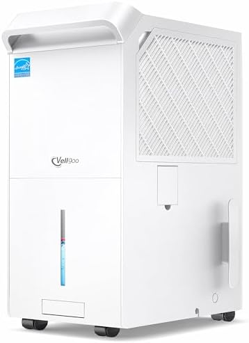 Dehumidifier for Basement, Home and Garage, Max 140 Pint/Day 6,000 Sq.Ft