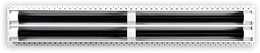 BUILDMART - 30x4 MUD-in Air Vent Cover - Drywall MUD in White Air Vent - MUD Linear Slot Diffuser - Register Grille for Ceiling and Walls - Texas Buildmart