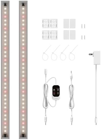GLOWRIUM T5 Grow Light for Indoor Plants, 3500K Plant Light Strip