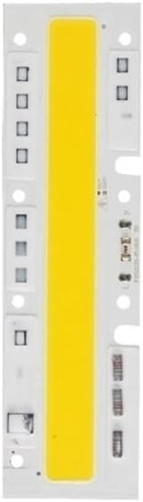 Fengyan Home Bulbs, Pack of 6, LED COB Chip Lamp AC110V Smart IC No Need Driver Led Floodlight 10W/20W/30W/50W/70W/100W/150W DIY Chip Lighting(Cold White,Long chip 100W)