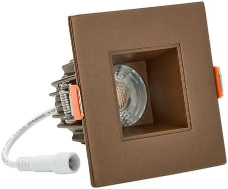 Maxxima 2" Recessed Anti-Glare LED Downlight, Bronze, 550 Lumens, 5 CCT