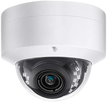 Real HD Analog 4K Outdoor Security Camera, Vandal Dome 8MP CCTV-Coax-BNC, 2.8MM Lens 65ft Night Vision, 100° Angle, 4 in 1 (TVI/CVI/AHD/CVBS) DVR Required, Not Included