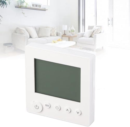 Smart Tat, Thermostat LCD Display Keypad AC 95‑240V 16A Home Electric Heating Digital Non Programmable Thermostats for Baseboard Heater Digital Thermostat Electric Wired