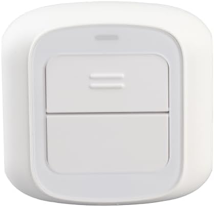 ZigBee Dual Smart Scene Switch Push Button for DIY Home Automation, APP Remote Control, Smart Life Compatible, Battery Operated
