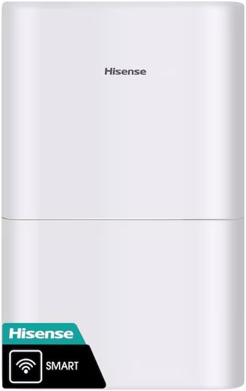 Hisense ConnectLife Smart Control 50 Pint 3-Speeds Dehumidifier, 3 Fan Speeds (High, Low, Auto), WiFi Enabled, Low Noise Airflow System 46 dB, 115v, Up to 4500 sq.ft, DH7021W1WG (Renewed)