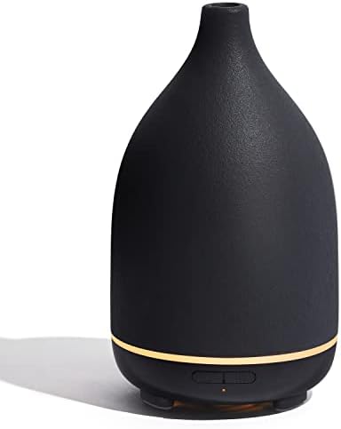InnoGear 150ml Ceramic Essential Oil Diffuser, Diffusers for Home, Black
