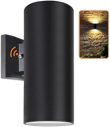 Dusk to Dawn Outdoor Wall Sconce, Waterproof Exterior Light Fixture