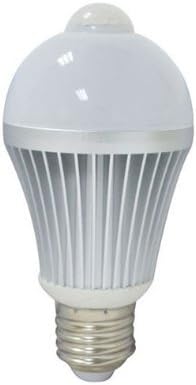Motion Sensor Light Bulb, 6W E26 Smart PIR LED Light Bulb, 100-240V, 500LM, Auto on/Off Night Lights for Stairs, Garage, Corridor, Walkway,Yard, Hallway, Patio, Carport(6000K-Cool White)