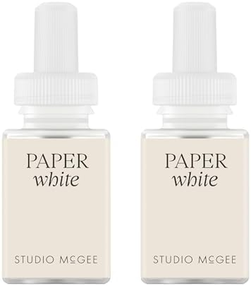 Pura x Studio McGee Home Diffuser Refill, 2 Pack, Paper White
