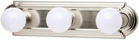 Nuvo 60/296 Three Light Vanity Strip, Polished Chrome, 18-Inch
